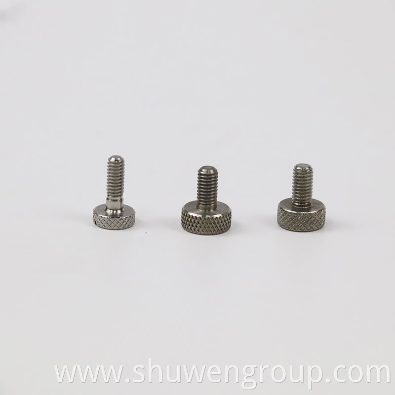 Stainless Steel Knurled Screw